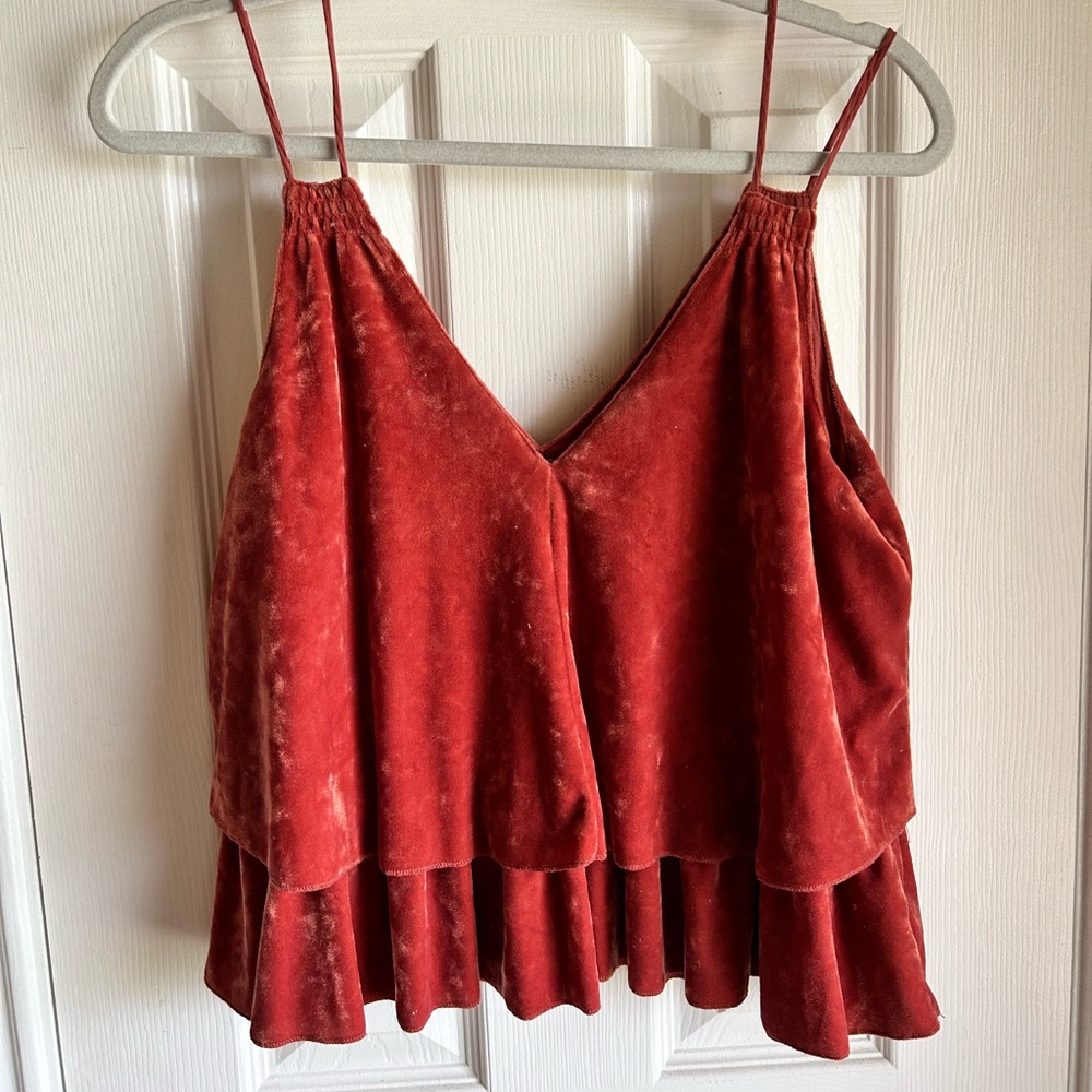 Aerie Crushed Velvet Top